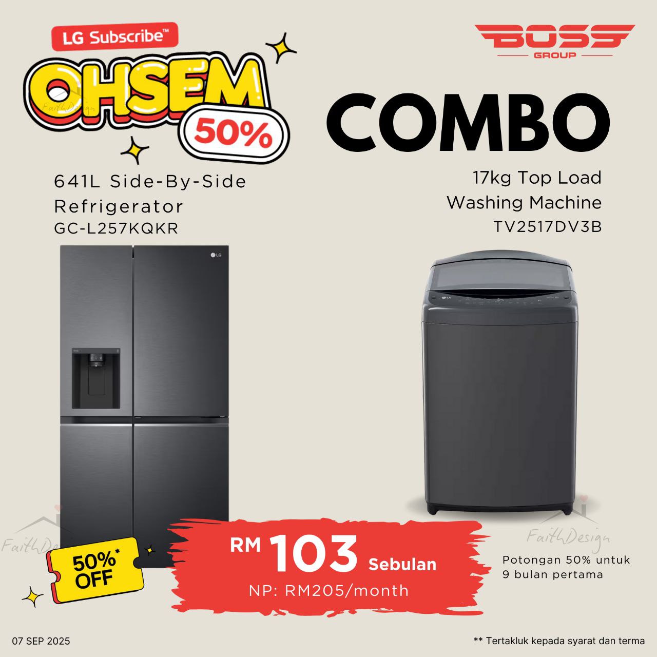 Side-by-Side & Washer Combo