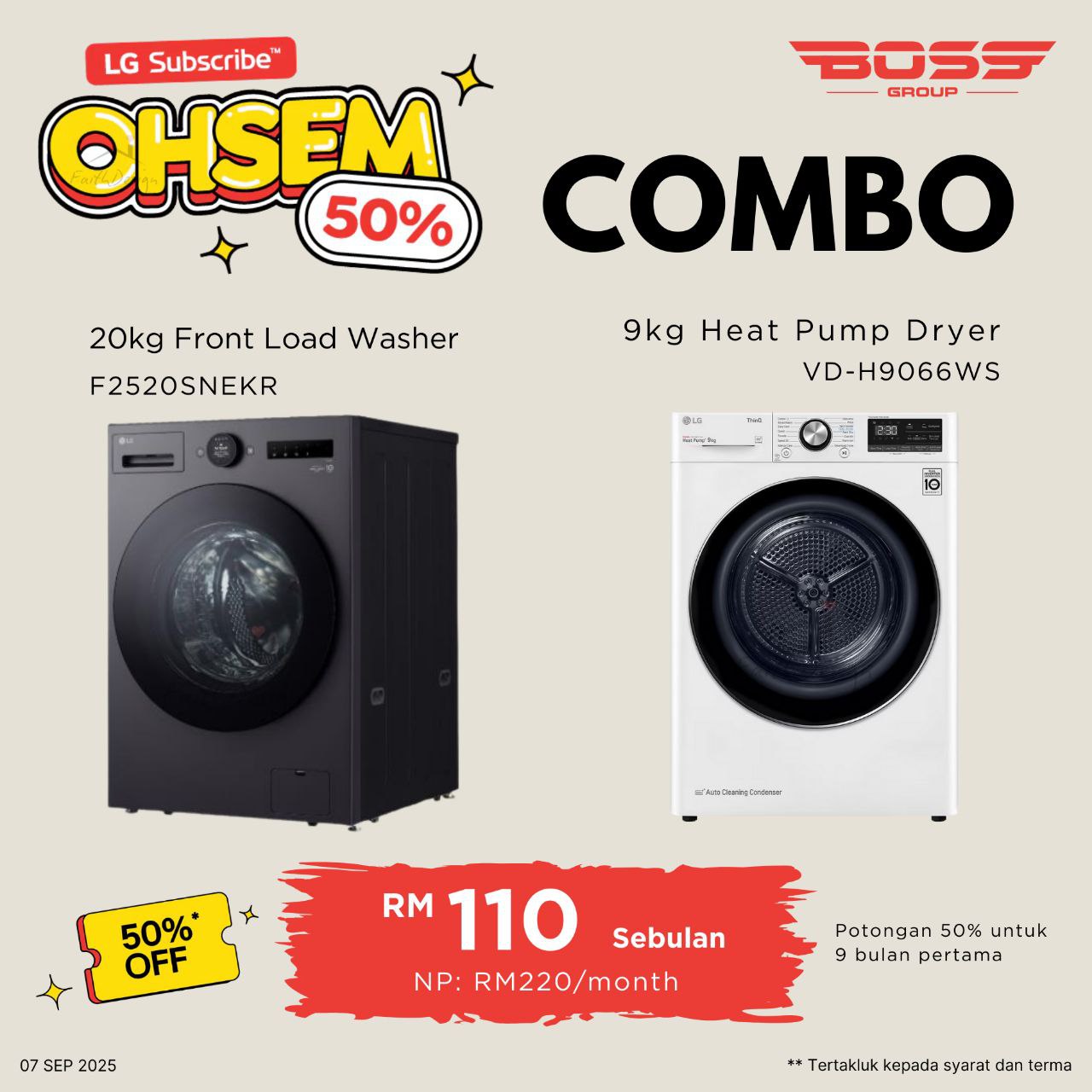 Premium Washer & Dryer